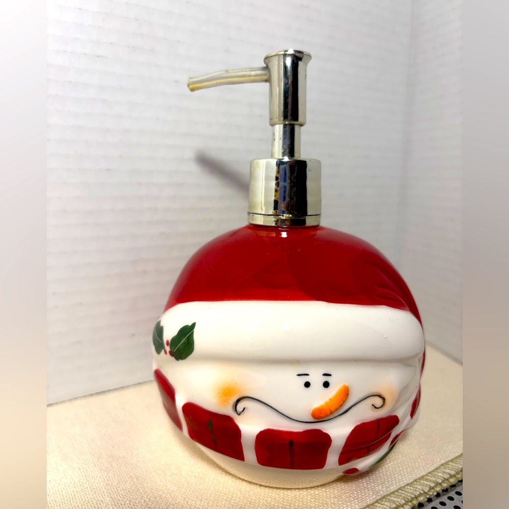 Snowman Soap Dispenser